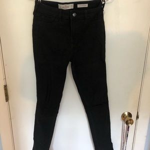 Hollister High Waisted Super Skinny Black Jeans